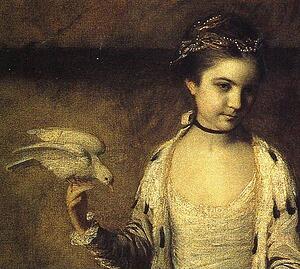 Art Print - Ladies Amabel And Mary Jemima Yorke. Detail