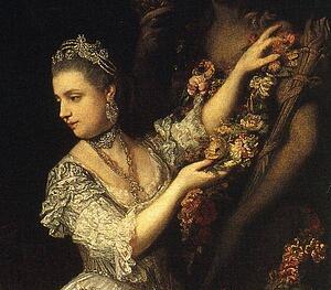 Art Print - Lady Elizabeth Keppel. Detail