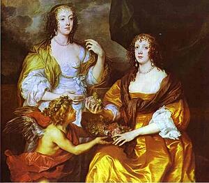Art Print - Lady Elizabeth Thimbleby And Dorothy, Viscountess Andover