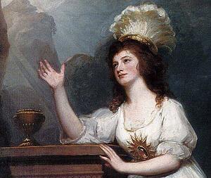 Art Print - Lady Godfrey Webster. Detail