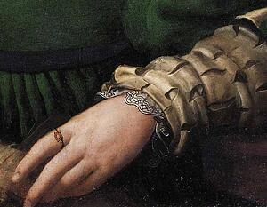 Art Print - Lady In Green. Detail