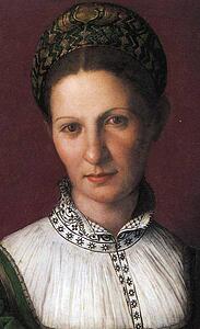 Art Print - Lady In Green. Detail