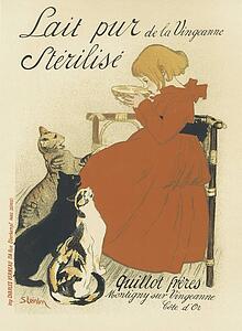 Théophile Steinlen Art Print - Lait Pur Stérilisé De La Vingeanne