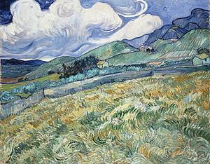 Saint Rémy Art Print - Landscape From Saint-Rémy