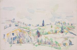Provence Art Print - Landscape In Provence