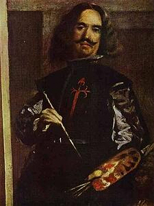 Las Meninas (The Maids Of Honor) Or The Royal Family. Detail. Self-Portrait - Art Print Art Print - Las Meninas (The Maids Of Honor) Or The Royal Family. Detail. Self-Portrait