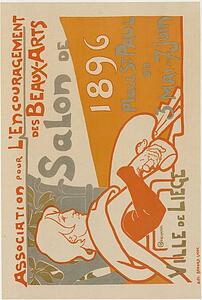 Liège Art Print - L'association Pour L'encouragement Des Beaux-Arts De La Ville De Liège, "salon De 1896".