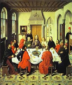 Art Print - Last Supper (Central Section Of An Alterpiece)
