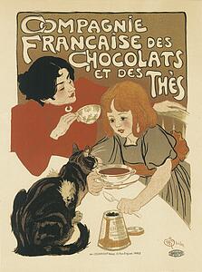 Théophile Steinlen Art Print - Le "chocolat De La Compagnie Française".