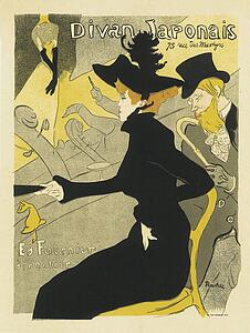 Henri De Toulouse Lautrec Art Print - Le Concert "divan Japonais"