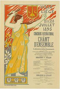 Par Art Print - Le "concours International De Chant D'ensemble", Organisé Par La Ville De Liège.