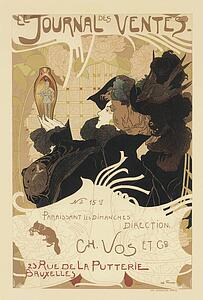  Art Print - Le "journal Des Ventes", Publié À Bruxelles.
