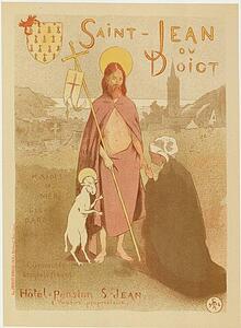 Etienne Moreau Nelaton Art Print - Le Pardon De "saint-Jean-Du-Doigt".