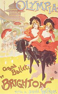 Ballet Art Print - Le Théâtre Olympia, "grand Ballet Brighton".
