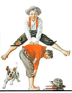 Dog Art Print - Leap