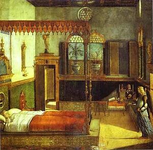 Legend Of St. Ursula: St. Ursula's Dream - Art Print Art Print - Legend Of St. Ursula: St. Ursula's Dream