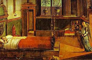 Legend Of St. Ursula: St. Ursula's Dream. Detail - Art Print Art Print - Legend Of St. Ursula: St. Ursula's Dream. Detail