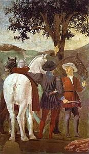 Legend Of The True Cross: Adoration Of The Wood. Detail - Art Print Art Print - Legend Of The True Cross: Adoration Of The Wood. Detail