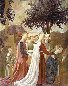 Legend Of The True Cross: Adoration Of The Wood. Detail - Art Print Art Print - Legend Of The True Cross: Adoration Of The Wood. Detail