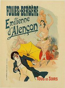Les Folies Bergère Art Print - Les Folies-Bergère, "émilienne D'alençon".