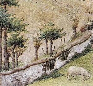 Les Trä�s Riches Heures Du Duc De Berry. July. Palais Poitiers. Detail - Art Print Art Print - Les Trä�s Riches Heures Du Duc De Berry. July. Palais Poitiers. Detail