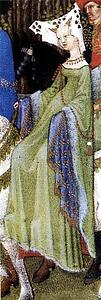 Les Trä�s Riches Heures Du Duc De Berry. May. Hotel De Neste, The Duke's Paris Residence. Detail - Art Print Art Print - Les Trä�s Riches Heures Du Duc De Berry. May. Hotel De Neste, The Duke's Paris Residence. Detail