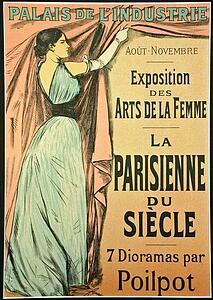 Louis Art Print - L'exposition Des Arts De La Femme (Sept Dioramas Par Poilpot): "la Parisienne De Siècle".