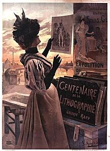  Art Print - L'exposition Du "centenaire De La Lithographie".