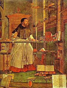 Life Of St. Jerome: Vision Of St. Augustine. Detail - Art Print Art Print - Life Of St. Jerome: Vision Of St. Augustine. Detail
