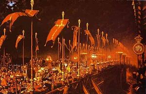 Art Print - London Bridge On The Night Of The Wedding Of The Prince And Princess Of Wales