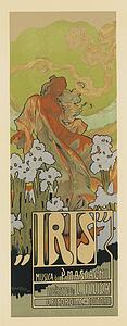 Adolfo Hohenstein Art Print - L'opéra-Comique "iris".