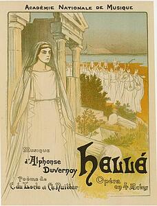 Theatre Art Print - L'opéra "hellé", Représenté Au Théâtre National De L'opéra