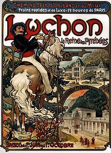 Queen Art Print - Luchon La Reine Des Pyrenees/luchon Queen Of The Pyrenees