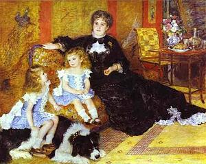 Art Print - Madame Charpentier With Her Children