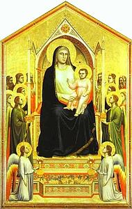 Madonna And Child Enthroned With Saints (Ognissanti Madonna) - Art Print Art Print - Madonna And Child Enthroned With Saints (Ognissanti Madonna)