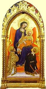 Art Print - Madonna And Child, With St. Lawrence And St. Julian