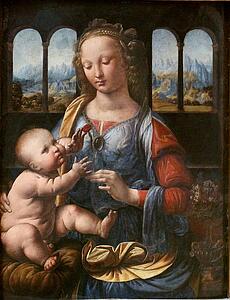 Madonna Art Print - Madonna Of The Carnation