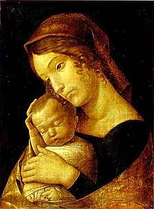 Art Print - Madonna With Sleeping Child