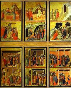 Maestà (Back, Detail Of The Central Panel) - Art Print Art Print - Maestà (Back, Detail Of The Central Panel)