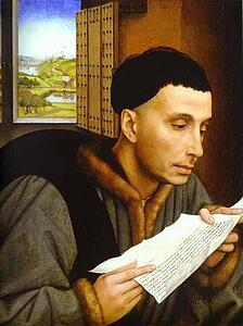 Art Print - Man Reading (St. Ivo?)
