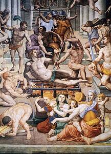 Art Print - Martyrdom Of St. Lawrence. Detail