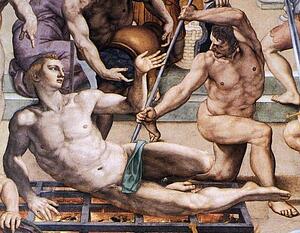 Art Print - Martyrdom Of St. Lawrence. Detail