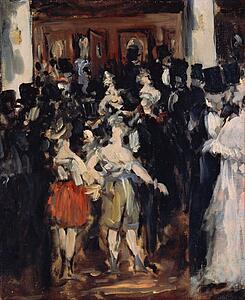 Balls Art Print - Masked Ball At The Opera