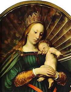 Meyer Madonna. Detail - Art Print Art Print - Meyer Madonna. Detail