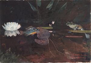 Pond Art Print - Mink Pond