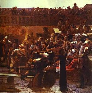 Mocking Christ. "hail, King Of The Jews!" Detail - Art Print Art Print - Mocking Christ. "hail, King Of The Jews!" Detail