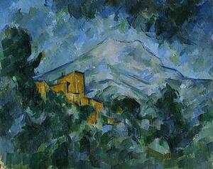 Mont Sainte Victoire And Château Noir Art Print - Mont Sainte-Victoire And Château Noir
