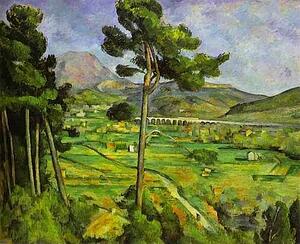 Mount Sainte-Victoire Seen From Bellevue - Art Print Art Print - Mount Sainte-Victoire Seen From Bellevue