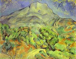 Mount Sainte-Victoire - Art Print Art Print - Mount Sainte-Victoire