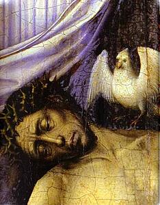 Art Print - Mourning Trinity (Throne Of God). Detail